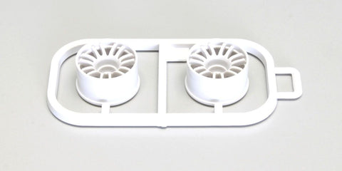 KYOSHO Mini-Z, WHEELS SET WHITE, MR03 - WIDE 1 OFFSET (2) MZH131W-W1