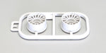 KYOSHO Mini-Z, WHEELS SET WHITE, MR03 - WIDE 2 OFFSET (2) MZH131W-W2