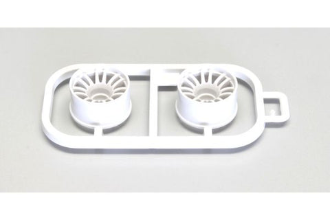 KYOSHO Mini-Z, WHEELS SET WHITE, MR03 - WIDE 3.0 OFFSET (2) MZH131W-W3