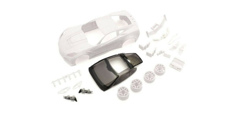 KYOSHO MINI-Z CHEVROLET CORVETTE ZR1 (WHITE BODY + RIM SET for RWD), MZN196