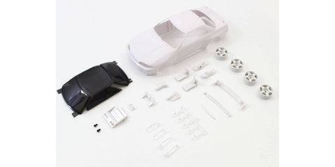 KYOSHO Mini-Z Skyline GT-R R32 Group A, White Body Set AWD Rims, MZN201