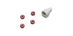 KYOSHO, MINI-Z, NYLON WHEEL NUTS, RED, (4), MZW13R