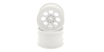 KYOSHO TURBO OPTIMA, White 8 HOLE WHEELS, 50mm (2), OTH245W