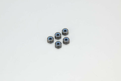 KYOSHO NYLON LOCK NUTS, M3 x 3.3mm (5) 1-N3033N