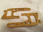 KYOSHO LEGENDARY SERIES, TURBO OPTIMA, JAVELIN, Front Side Plates GOLD, OT214G